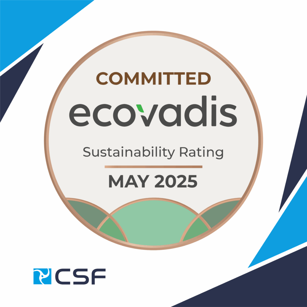Immagine in evidenzia Articolo del blog EcoVadis: CSF ottiene il Committed Badge